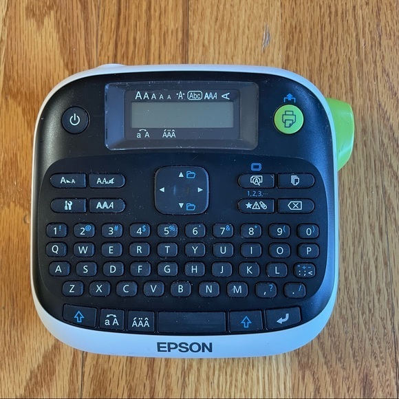 Epson Model LW-300 Label Printer/Label Maker - 6-12 MM 1/4-1/2" Tape Used Tested - Picture 1 of 7